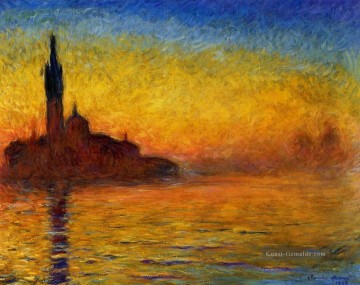  Venedig Kunst - Dämmerung Venedig Claude Monet